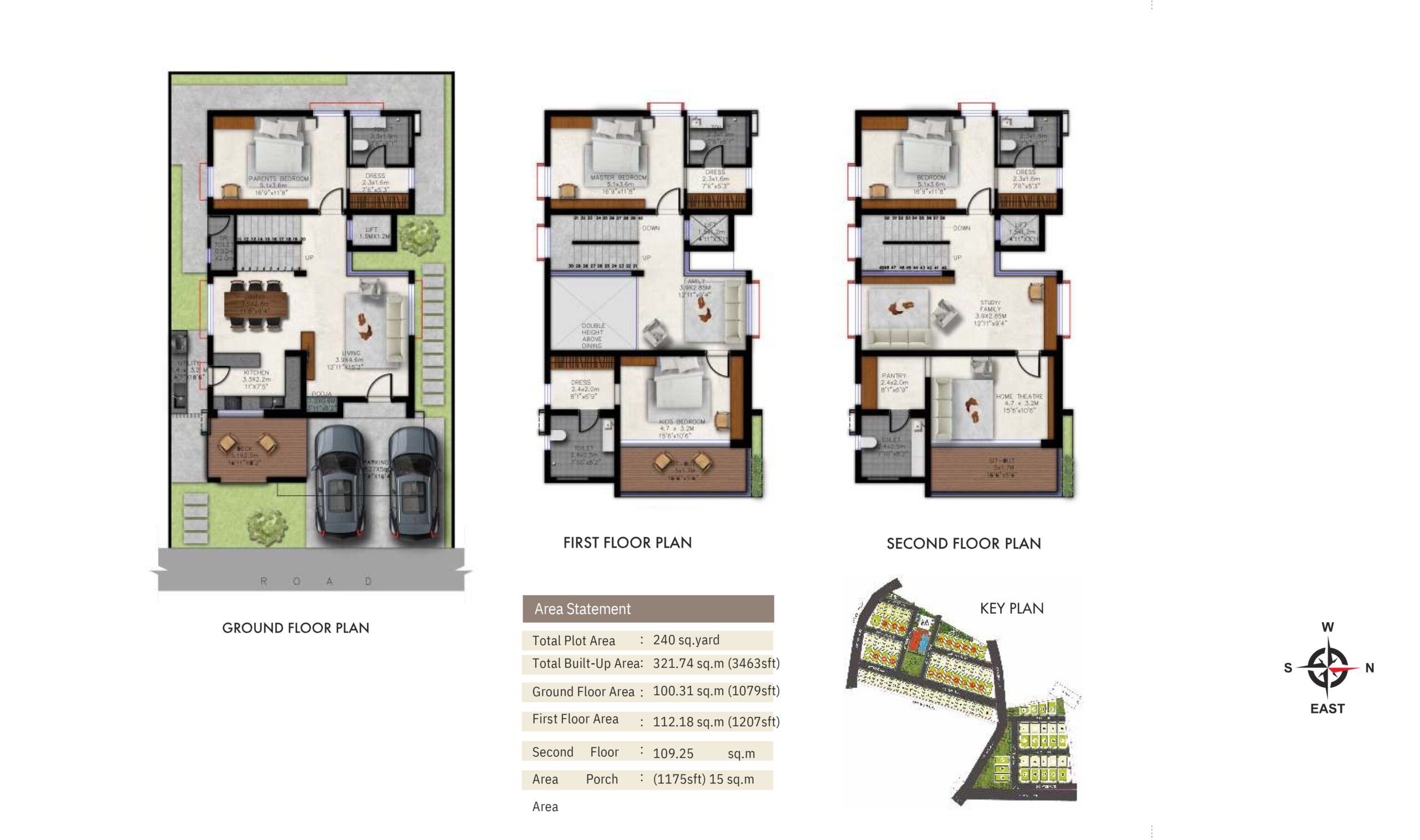 Mango Leaf 4BHK Luxury Villas at tellapur - Propmediate