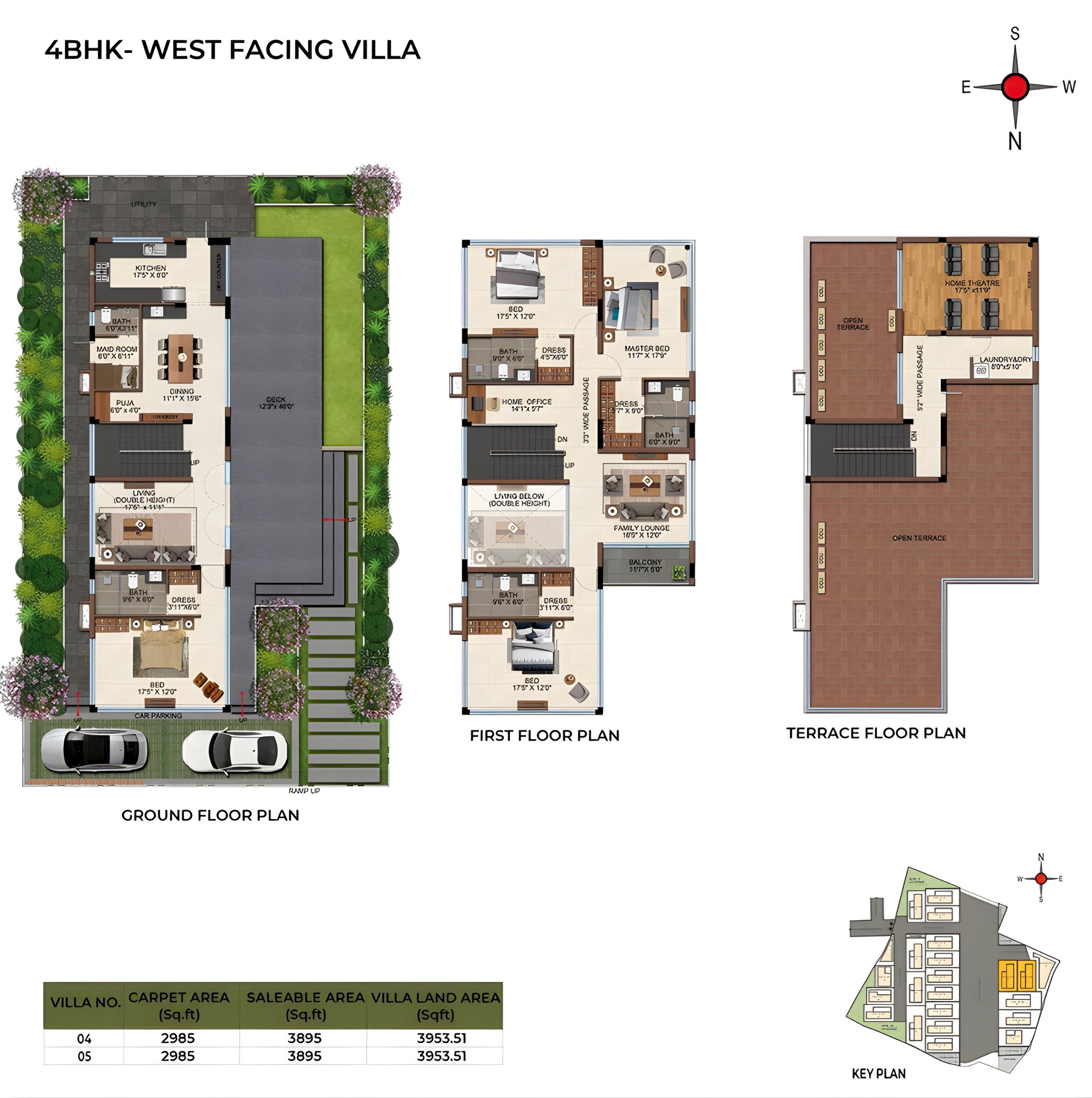 West Facing Villa