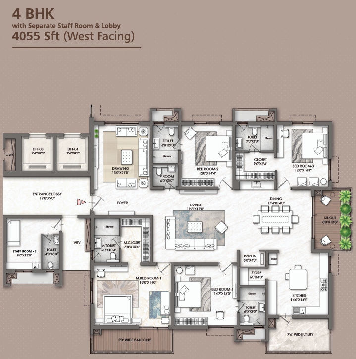 4BHK