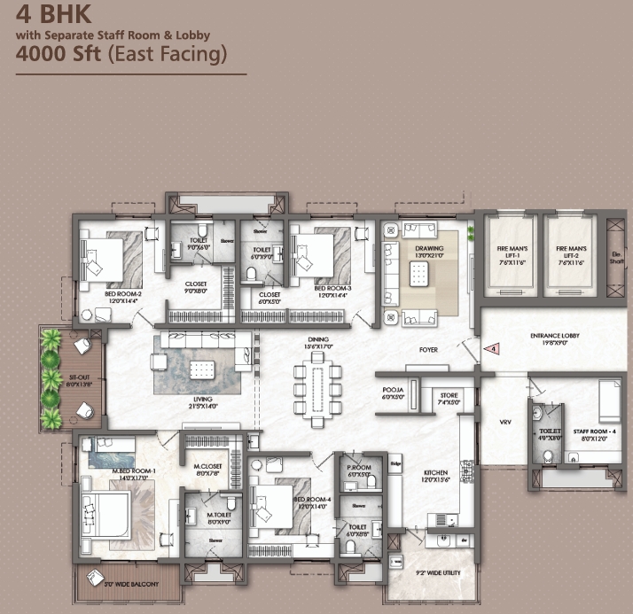 4BHK