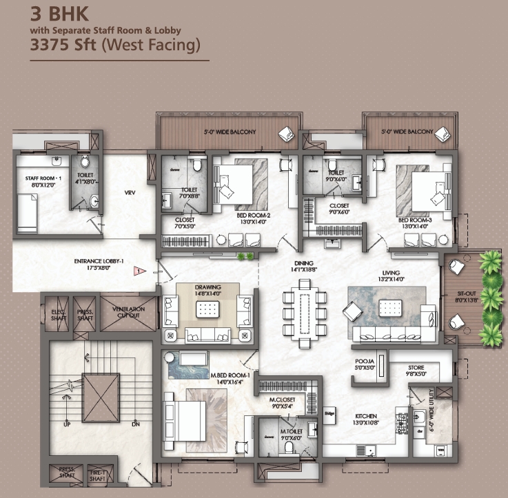 3BHK