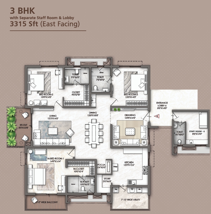 3BHK
