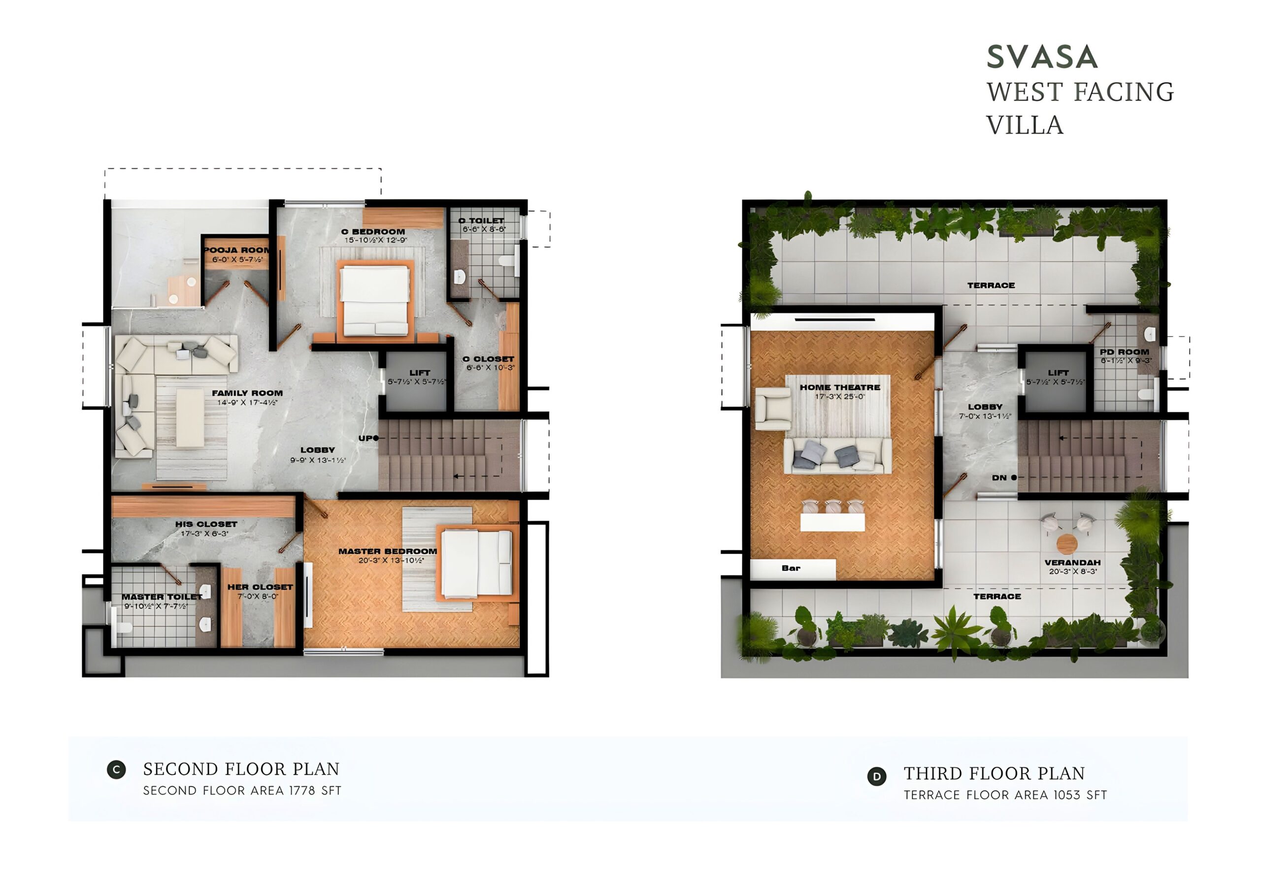 Svasa (West Facing)